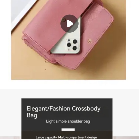 Large capacity, multi compartment Crossbody Bag~New in packaging - Picture 8 of 8